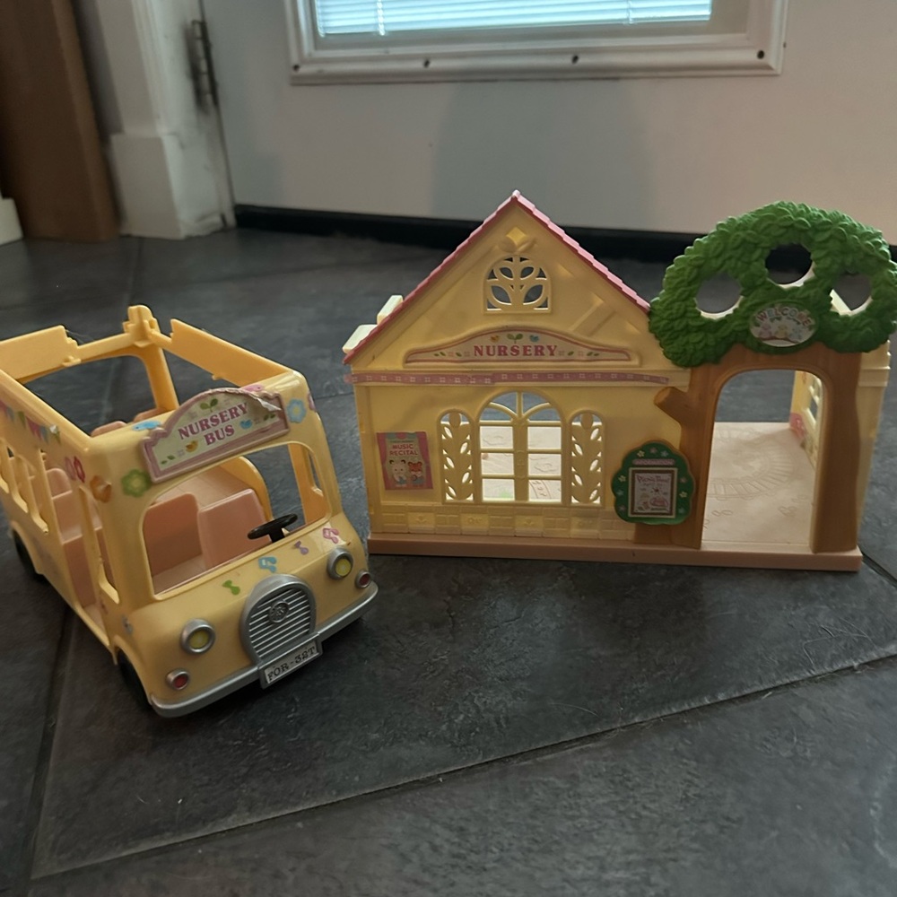 Calico Critters Nursery School and Bus